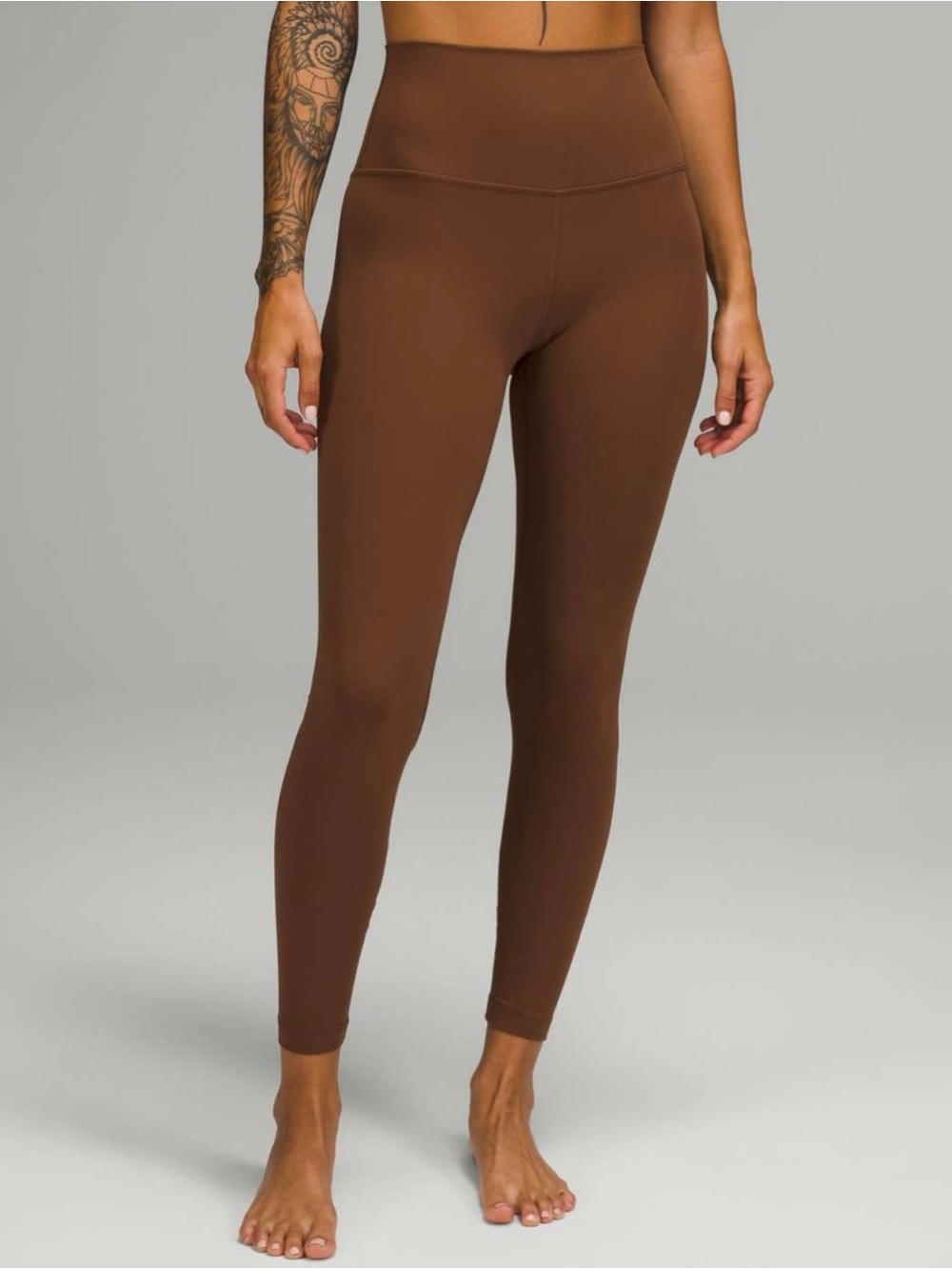 Lululemon Align High Rise 25” Leggings Roasted Brown Size 6 Workout Gym